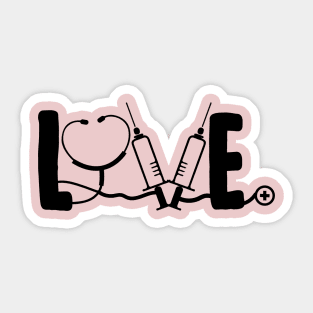 love nurse Sticker